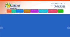 Desktop Screenshot of capecodchildrensmuseum.org
